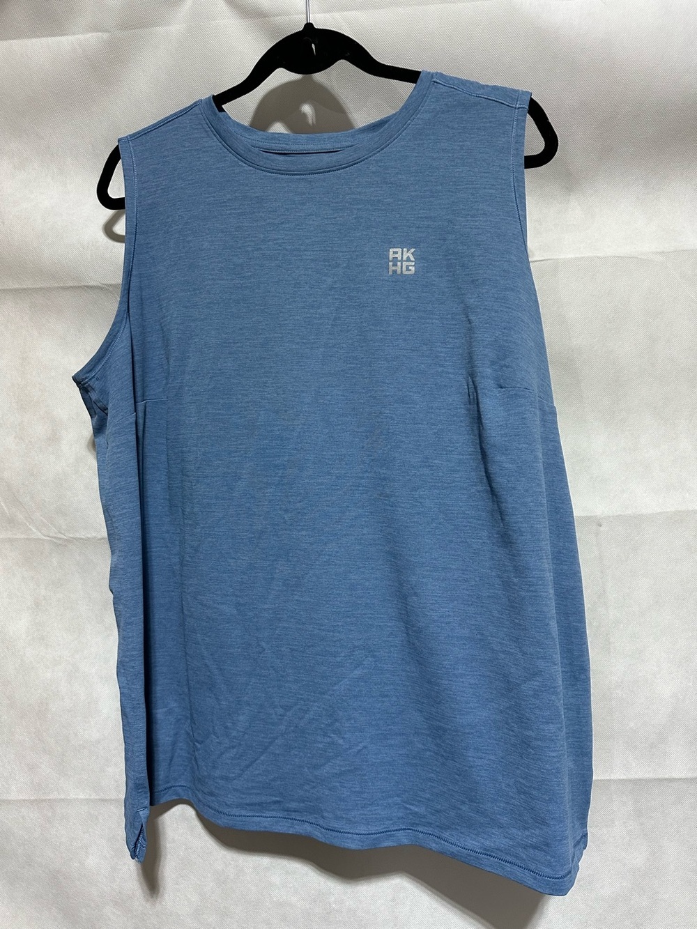 Alaskan Hardgear Top Womens 1X Plus Blue Drop Tail Burn Off Sun Tank UPF 50+